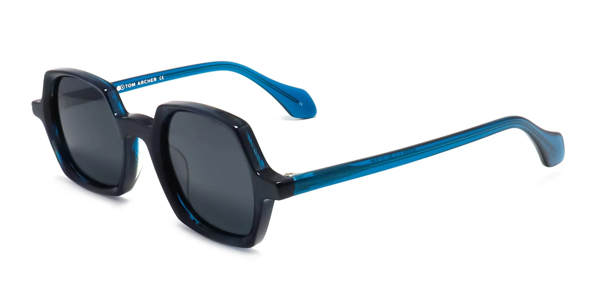 mid night blue geometric sunglasses-2