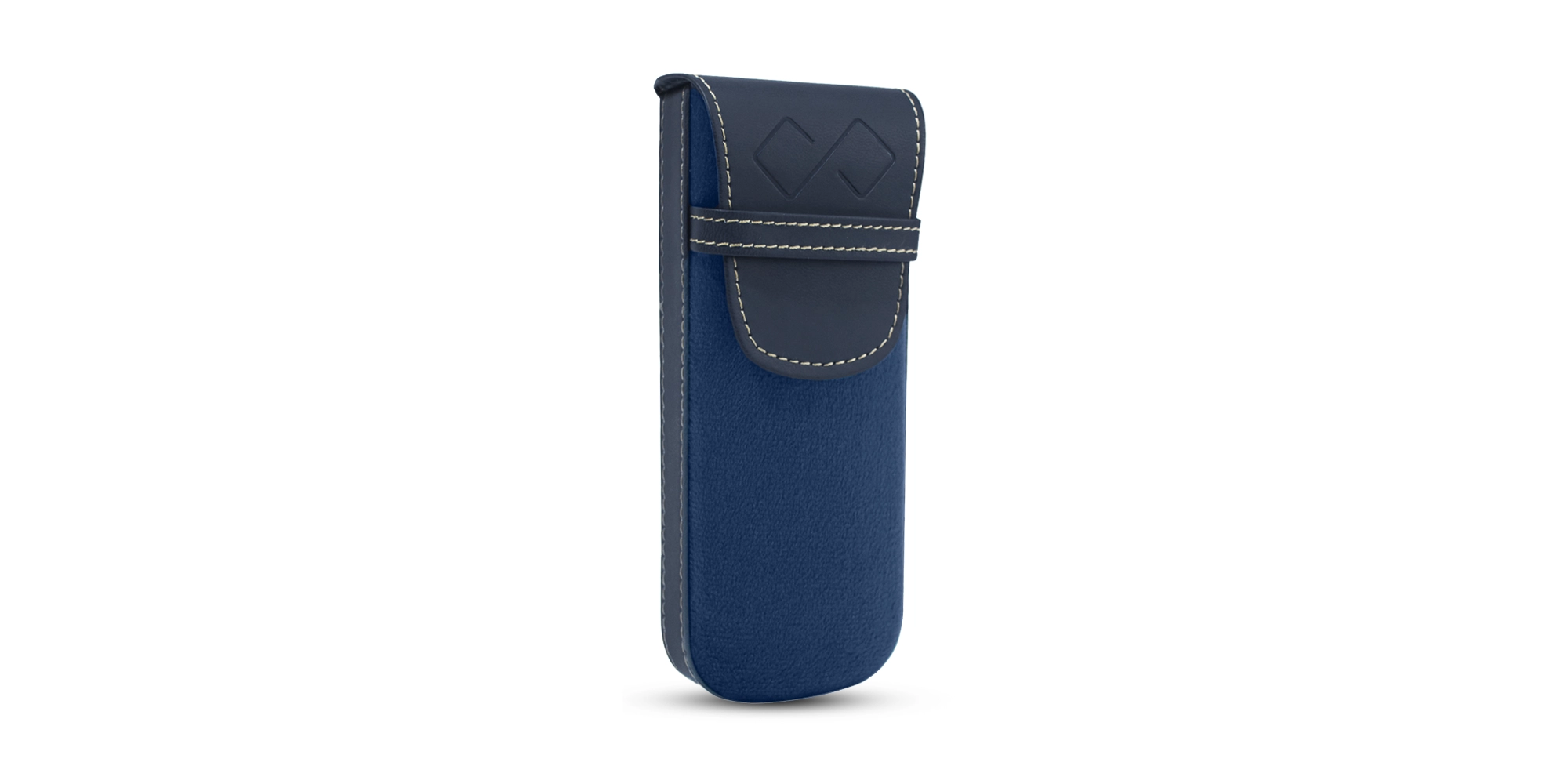 Blue Glasses Case Vegan Leather-2