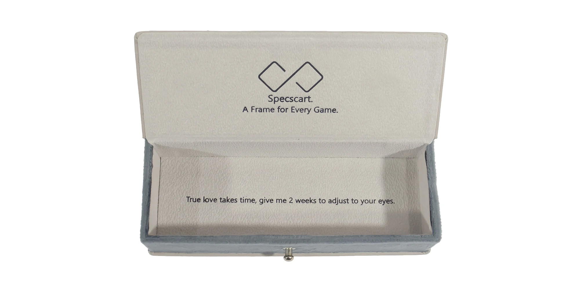 Grey Hard Shell Eyeglass Case-2