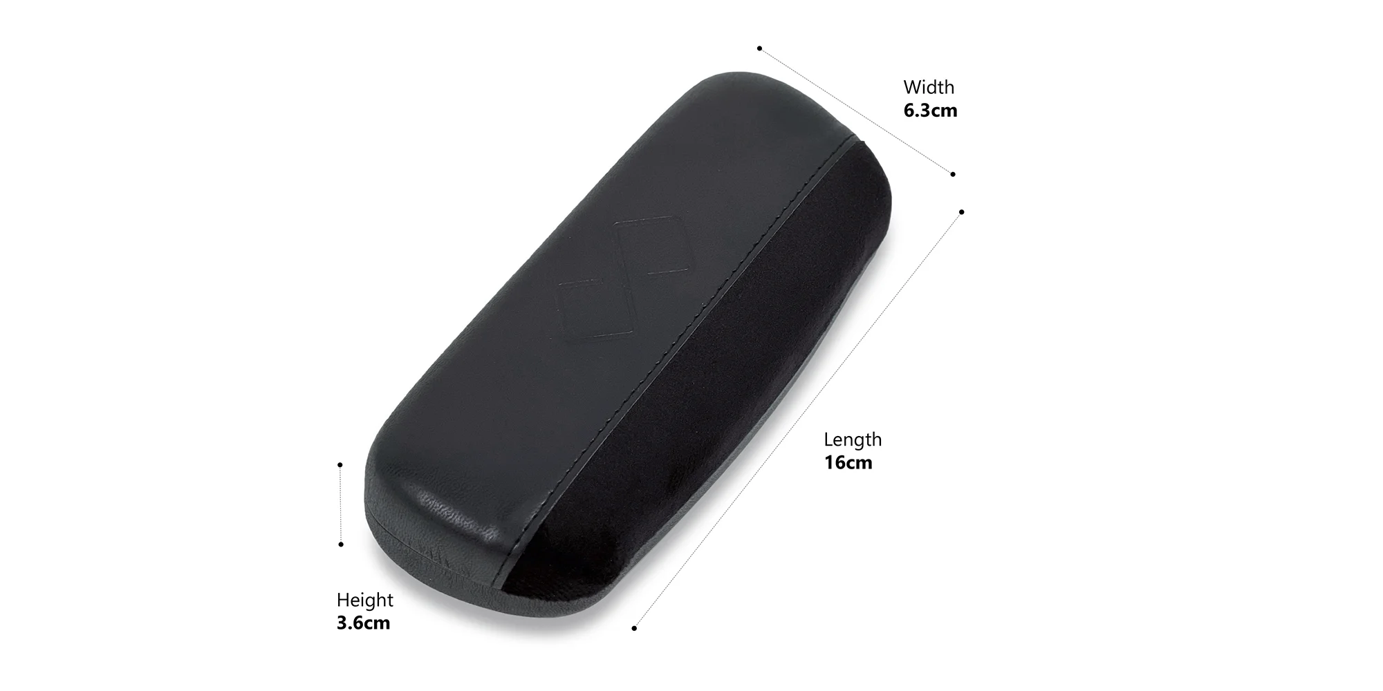 Black Hard Eyeglasses Case-3