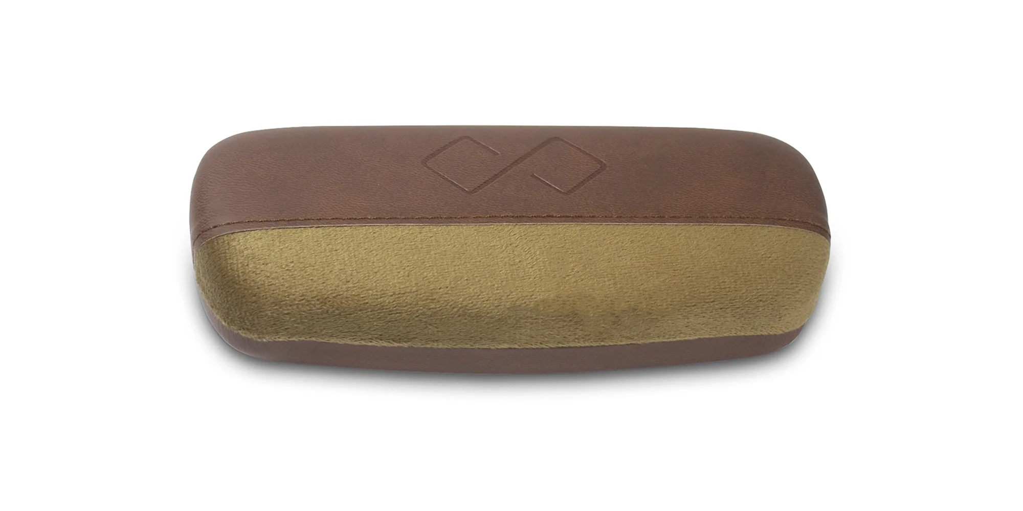 Brown Hard Case Eyeglass Case-1