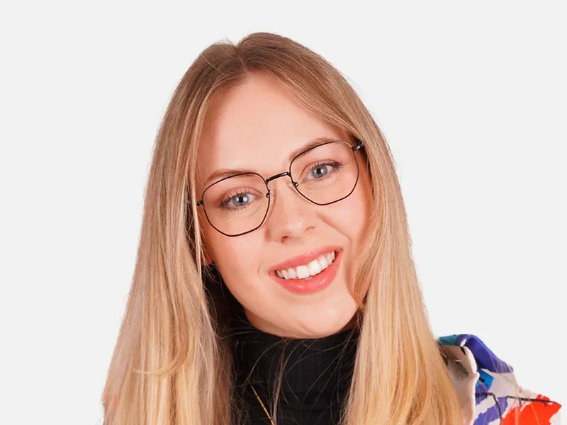 Hexagon Wire Frame Glasses-2