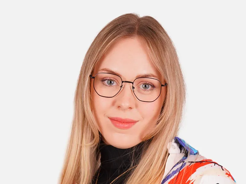Hexagon Wire Frame Glasses-2