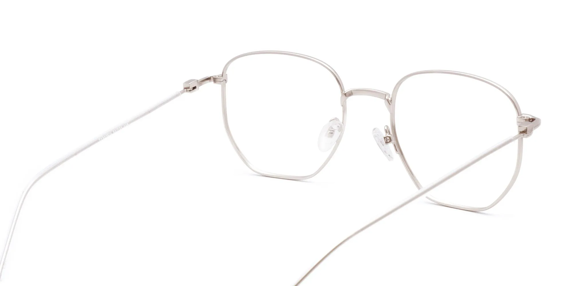 Silver Hexagon Glasses-2