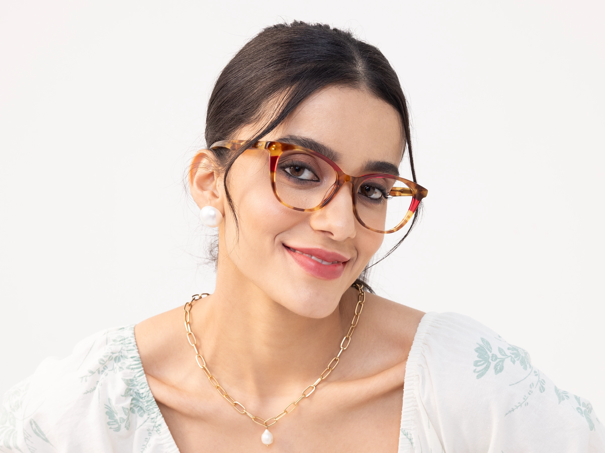 Honey Tortoise Cat Eye Acetate Eyeglasses12