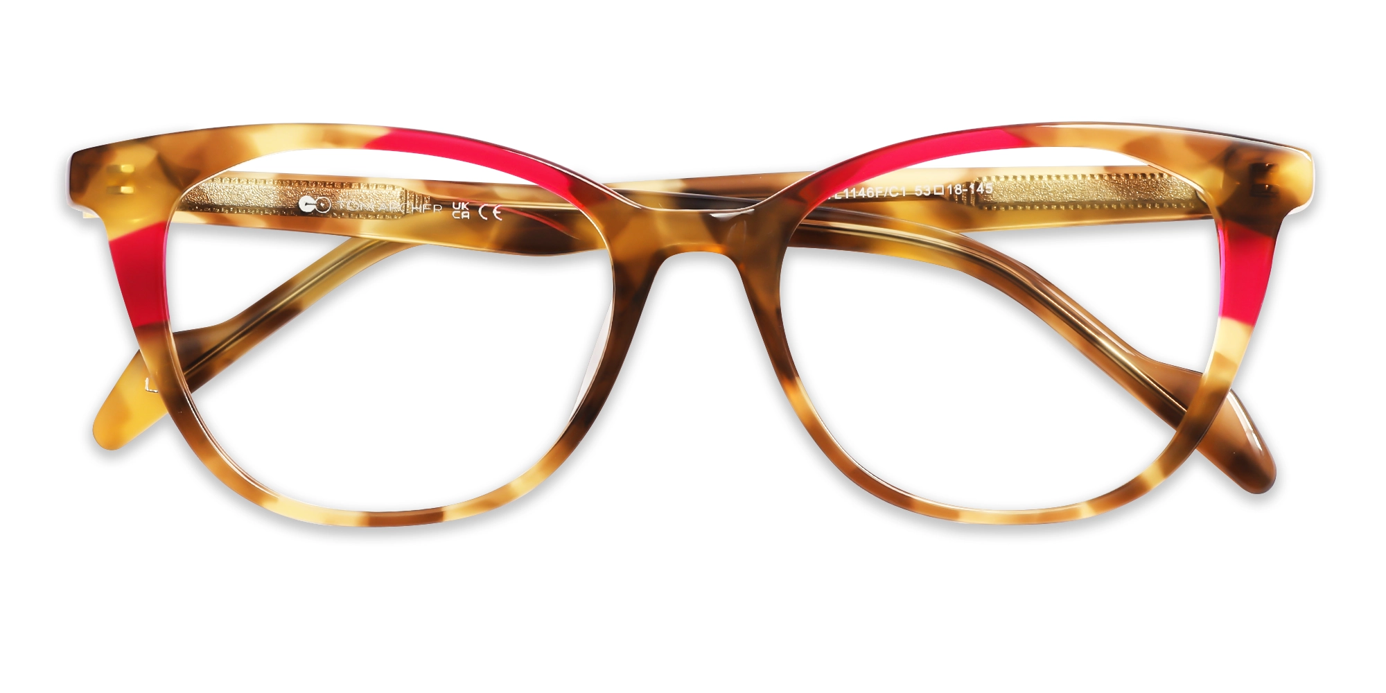 Honey Tortoise Cat Eye Acetate Eyeglasses-6