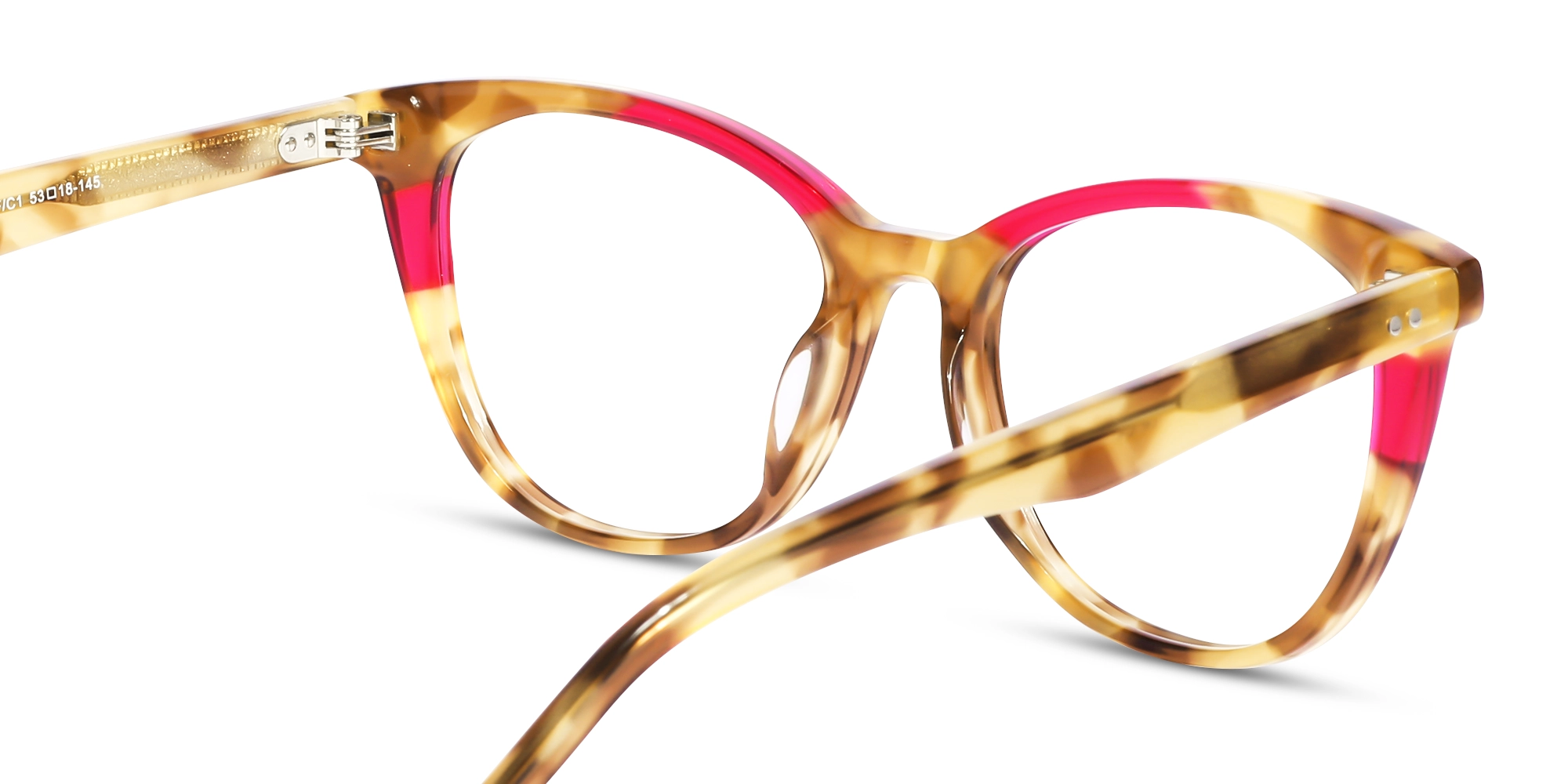 Honey Tortoise Cat Eye Acetate Eyeglasses-5