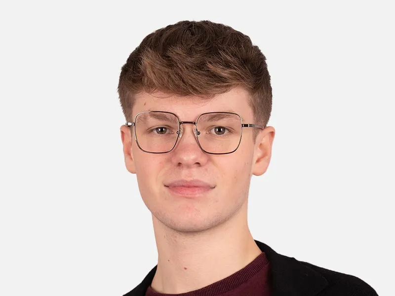 Square Wire Frame Glasses-2