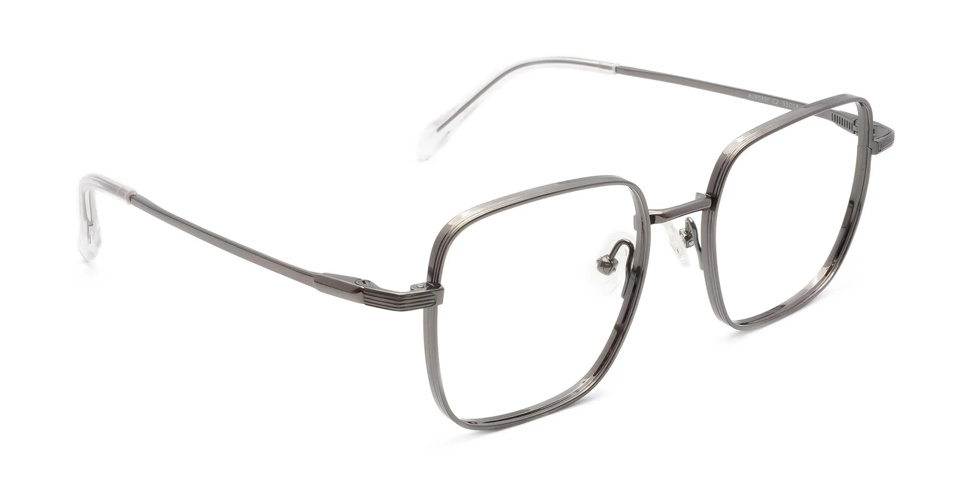 Square Wire Frame Glasses-2