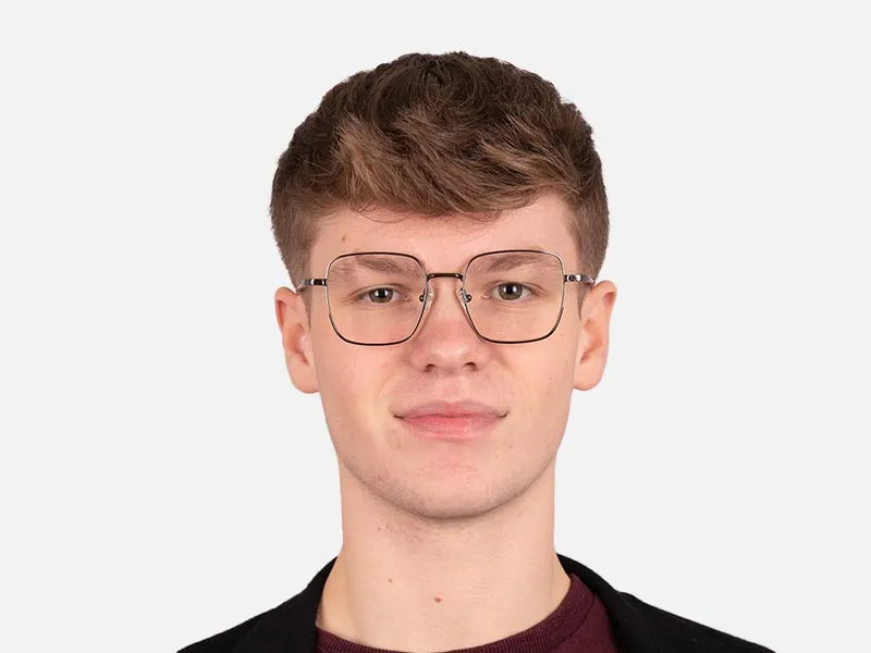 Square Wire Frame Glasses-2