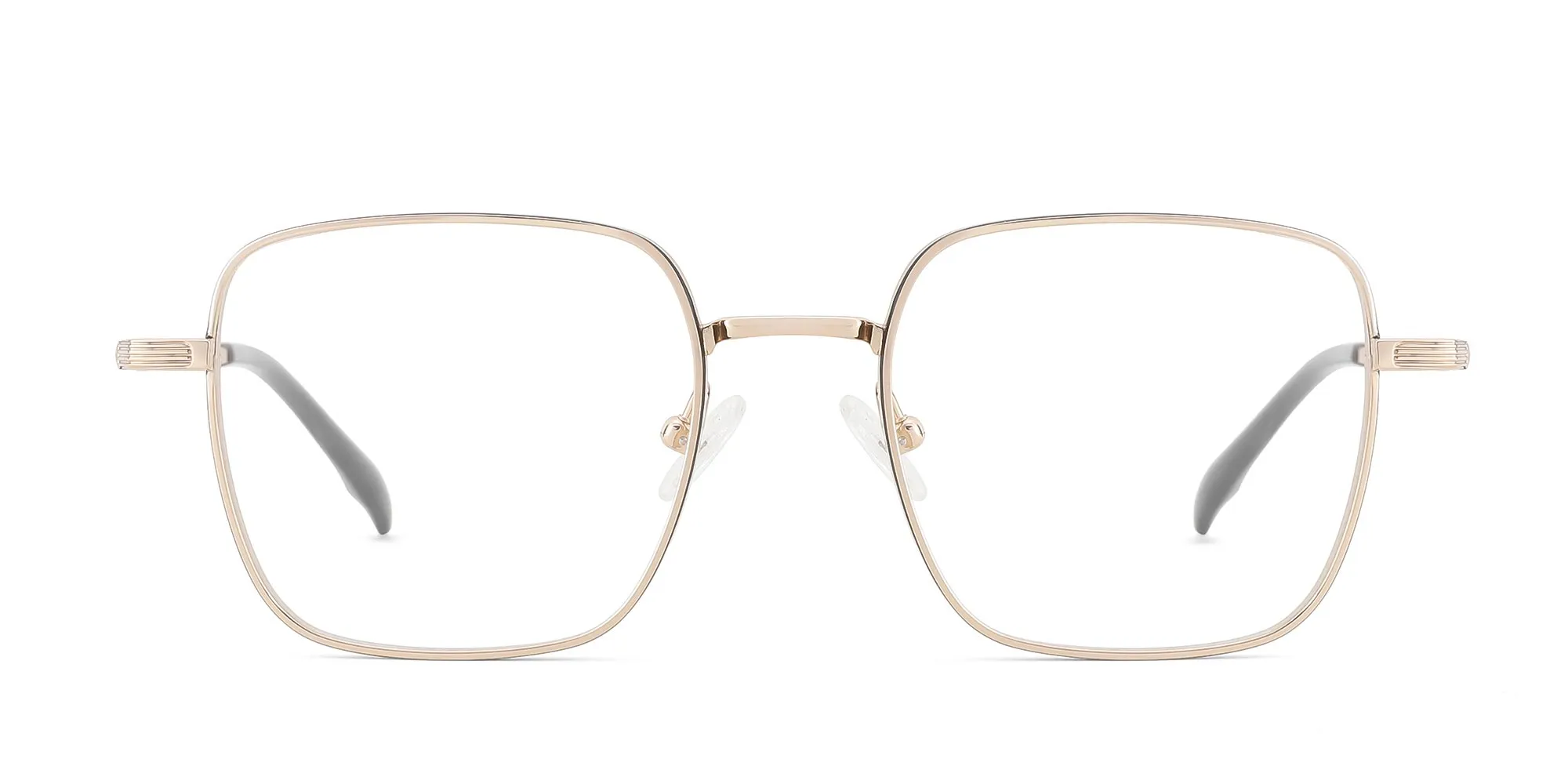 Square Wire Rim Glasses-2