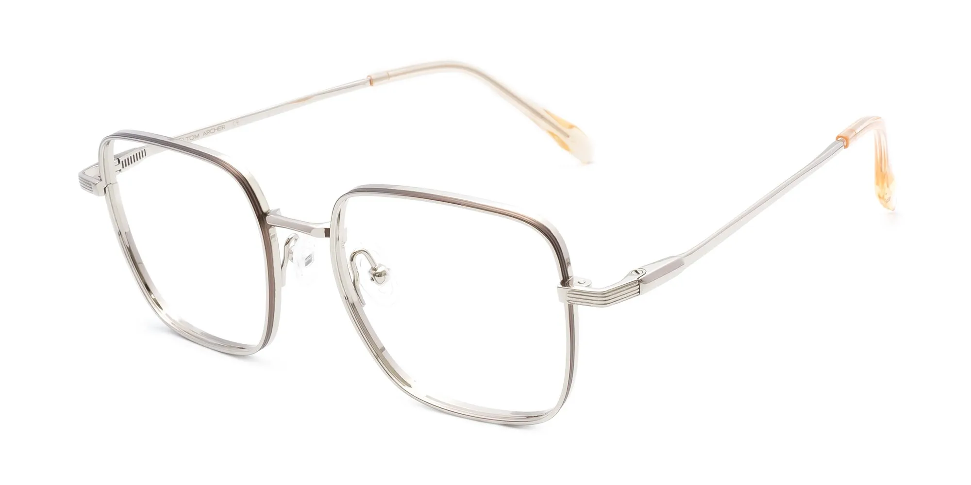 Silver Wire Frame Glasses-2 Silver Wire Frame Glasses-2