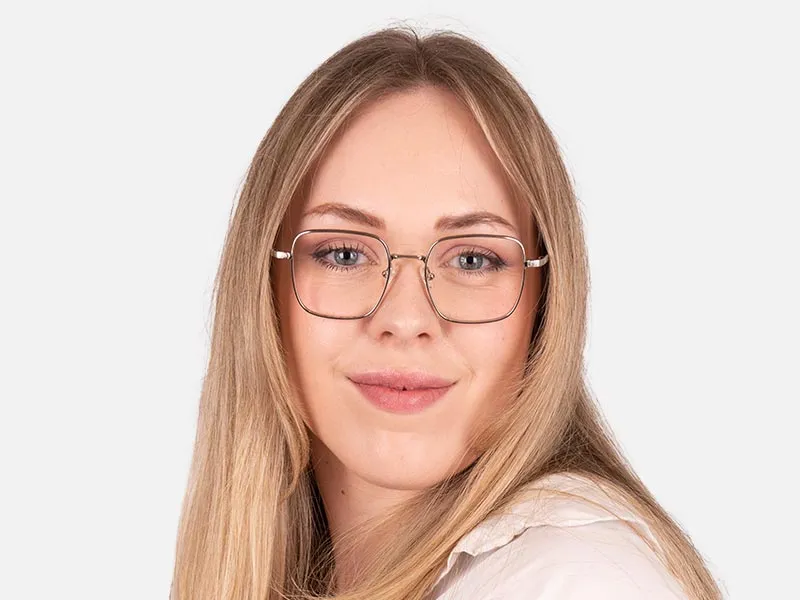 Silver Wire Frame Glasses-2