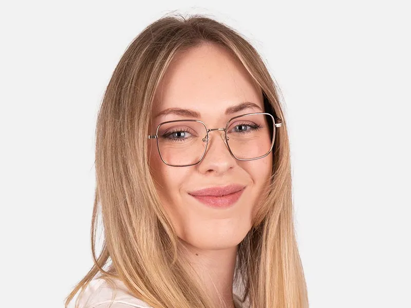 Silver Wire Frame Glasses-2