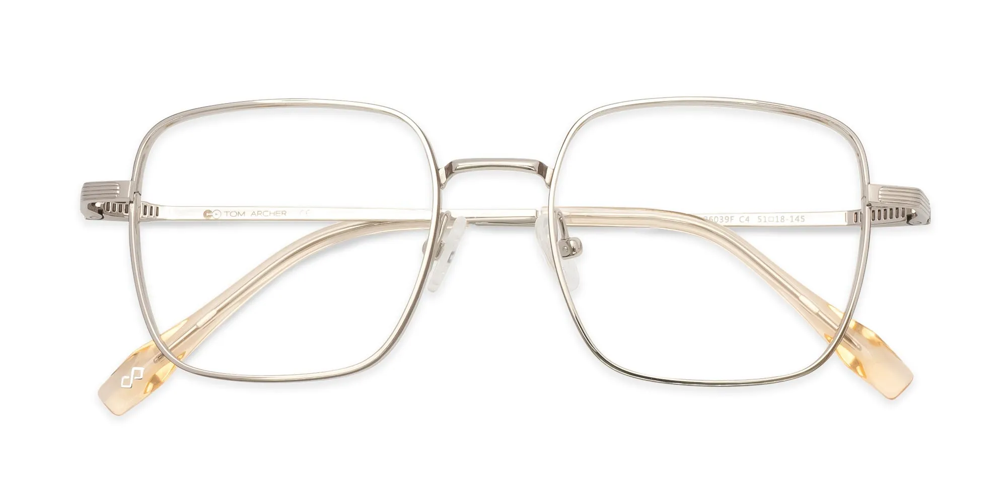 Silver Wire Frame Glasses-2