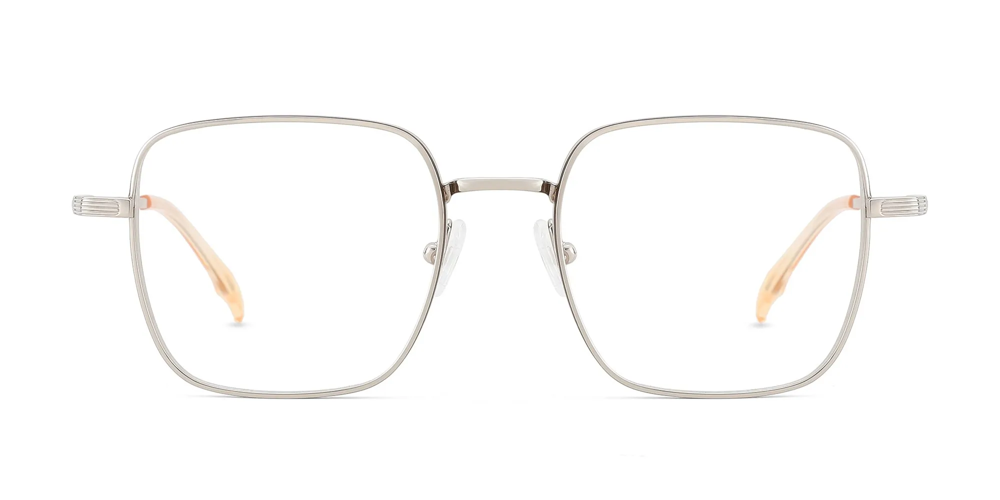 Silver Wire Frame Glasses-2