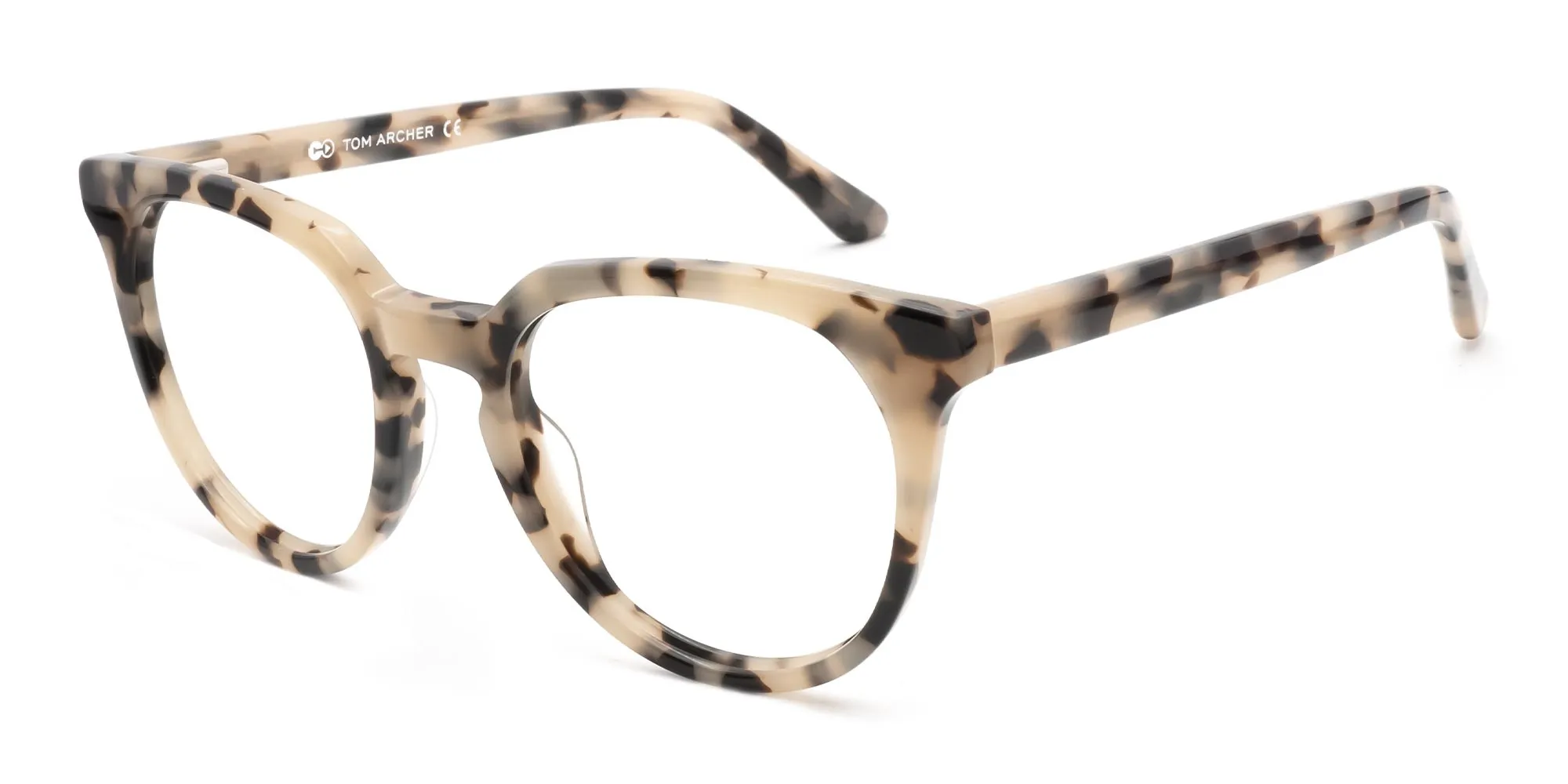Tortoiseshell Keyhole Glasses-2
