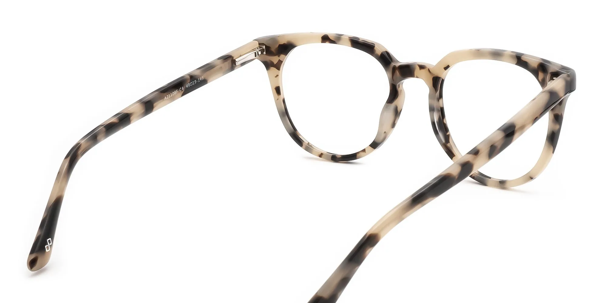 Tortoiseshell Keyhole Glasses-2