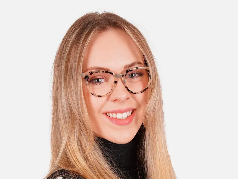 Tortoiseshell Keyhole Glasses-2