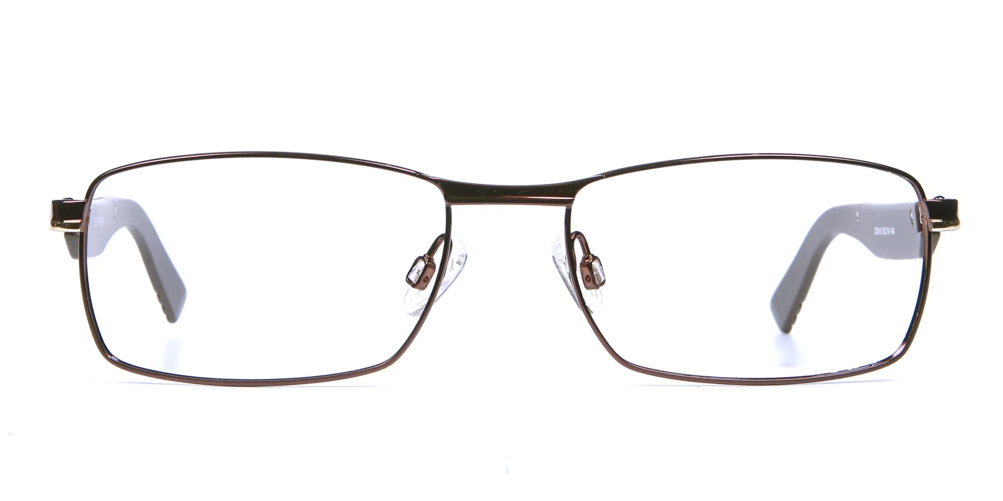 T3516F/BR - Matte Brown Glasses in Rectangular 
