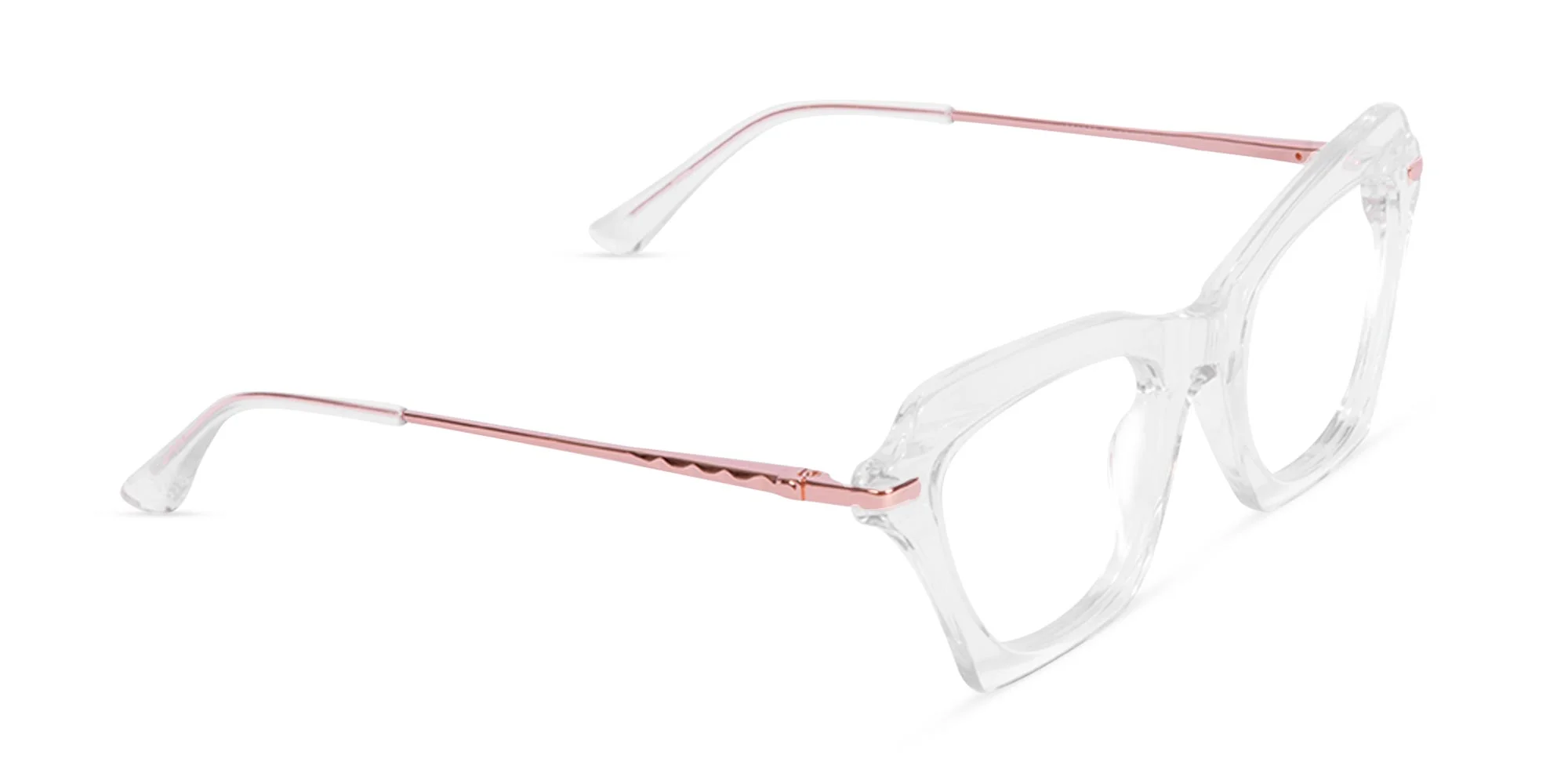 Clear Cat Eye Glasses-2