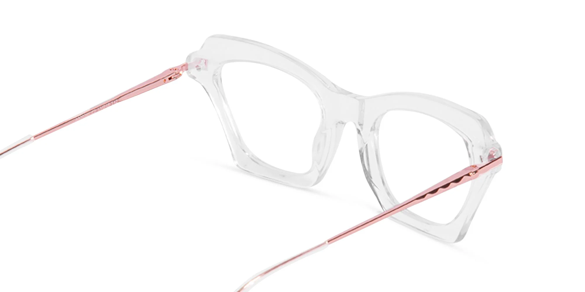 Clear Cat Eye Glasses-5