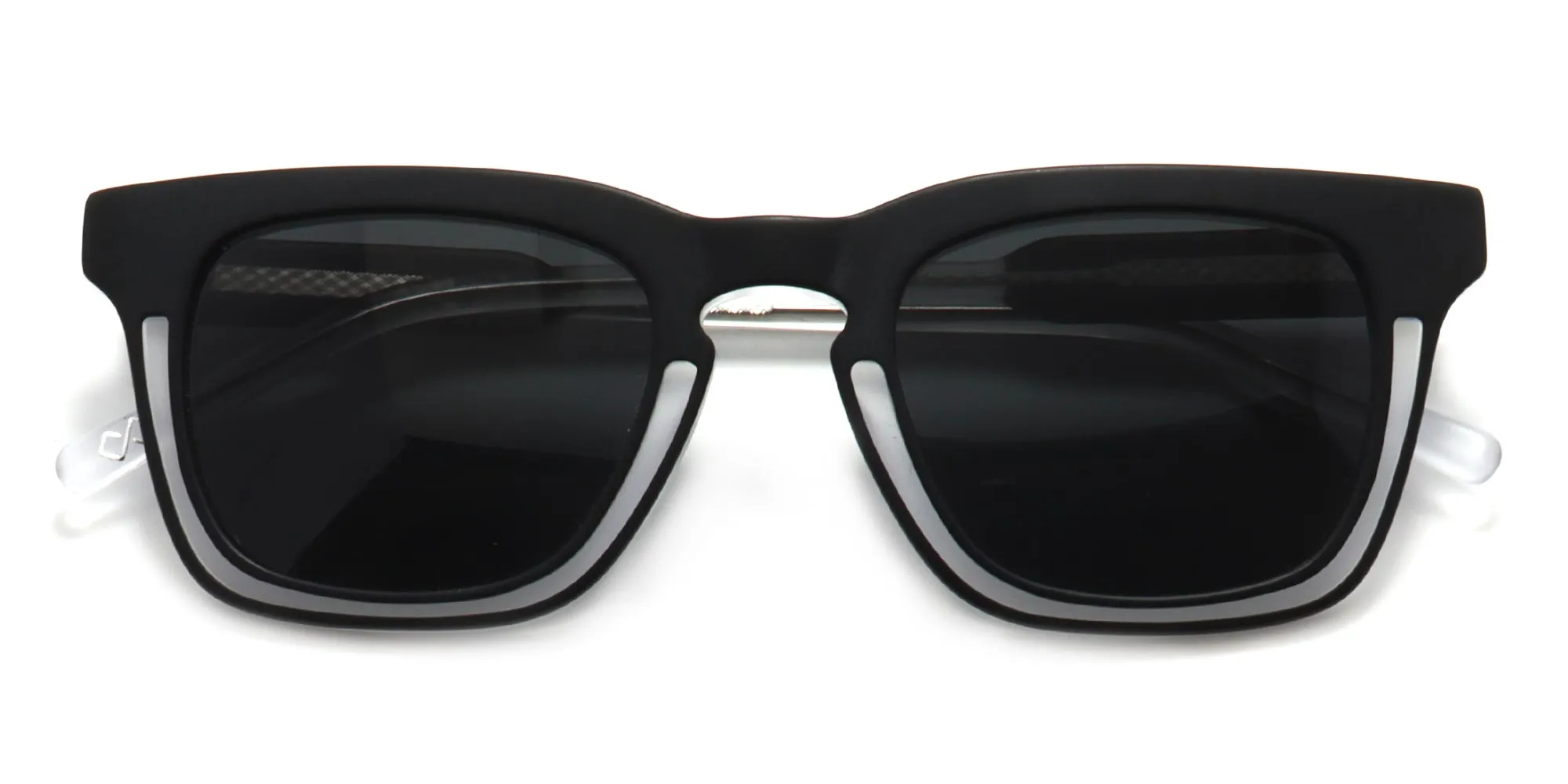 black and white frame sunglasses-2
