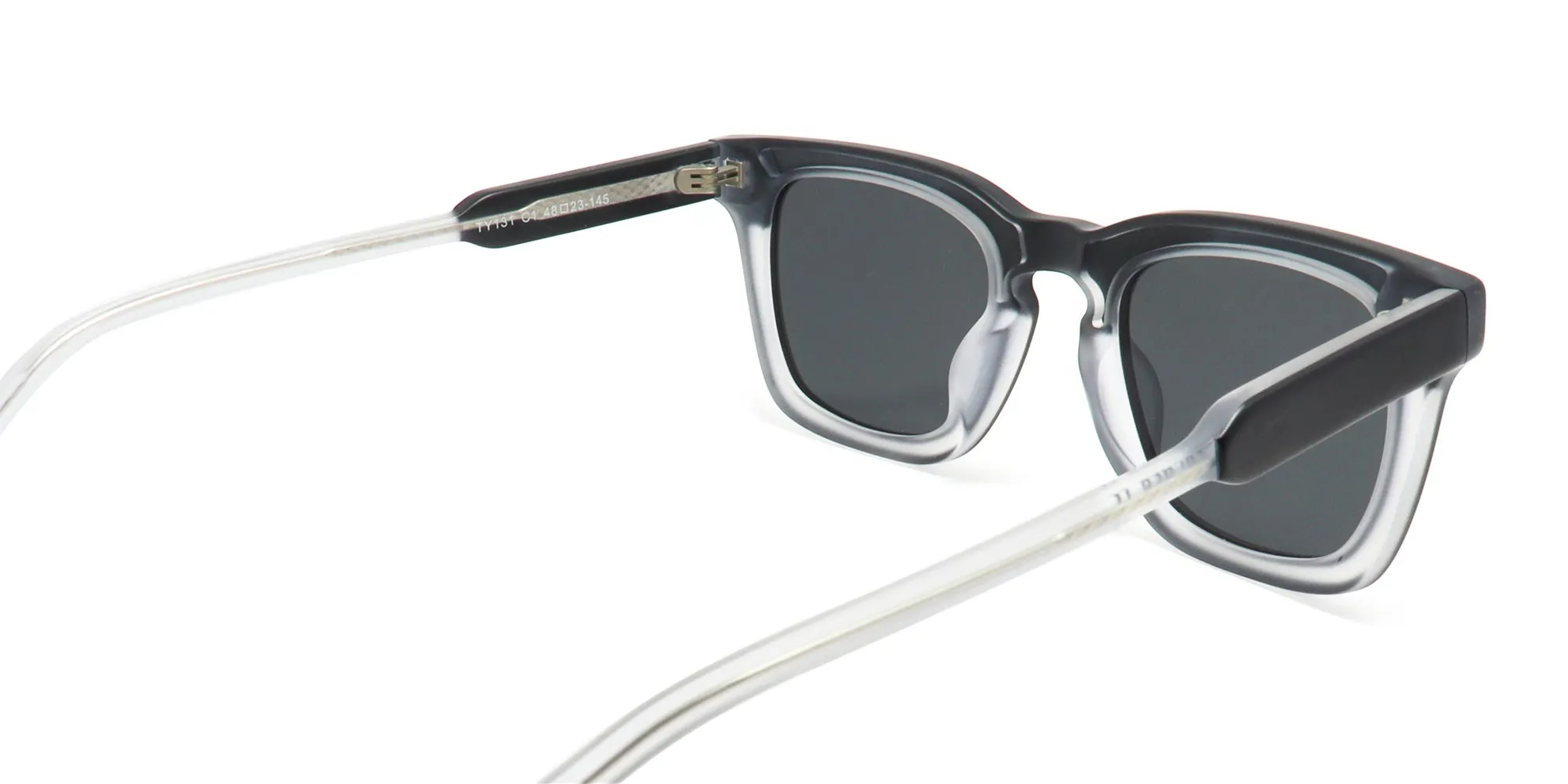 black and white frame sunglasses-2