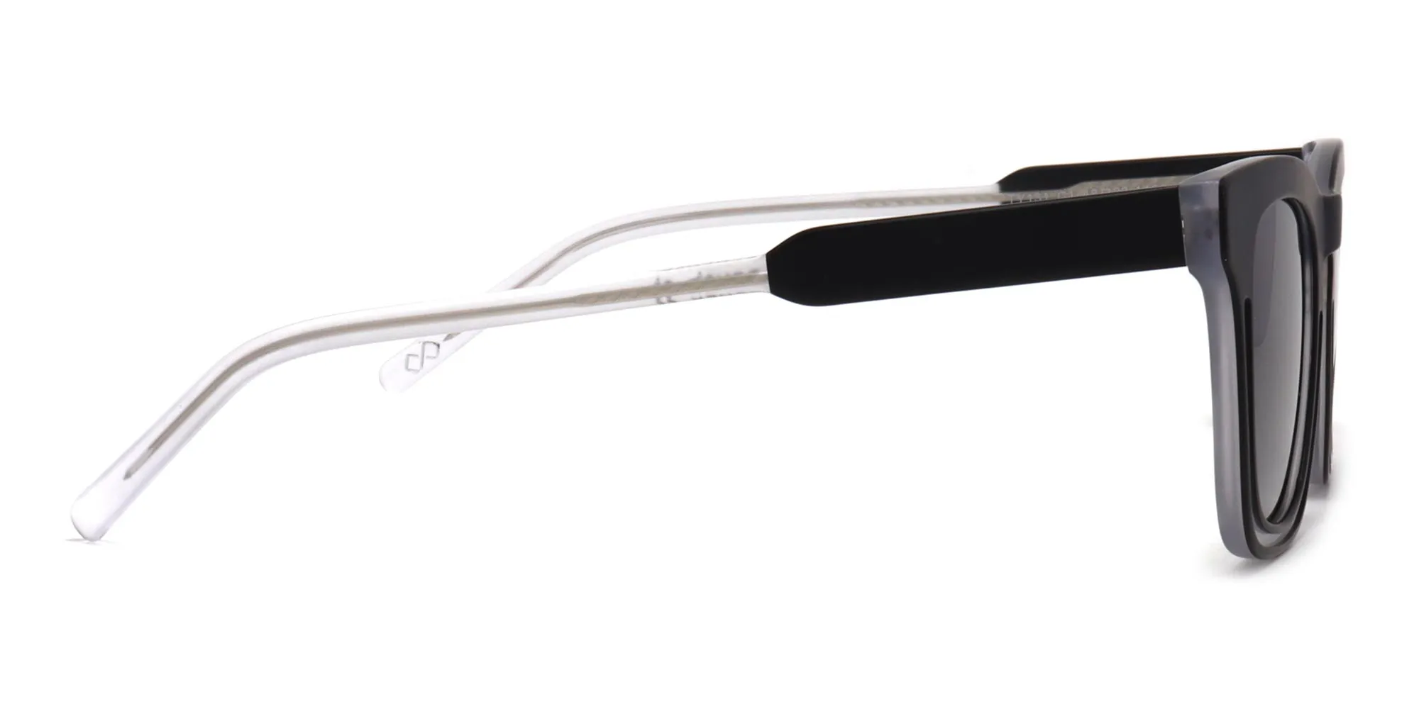 black and white frame sunglasses-2