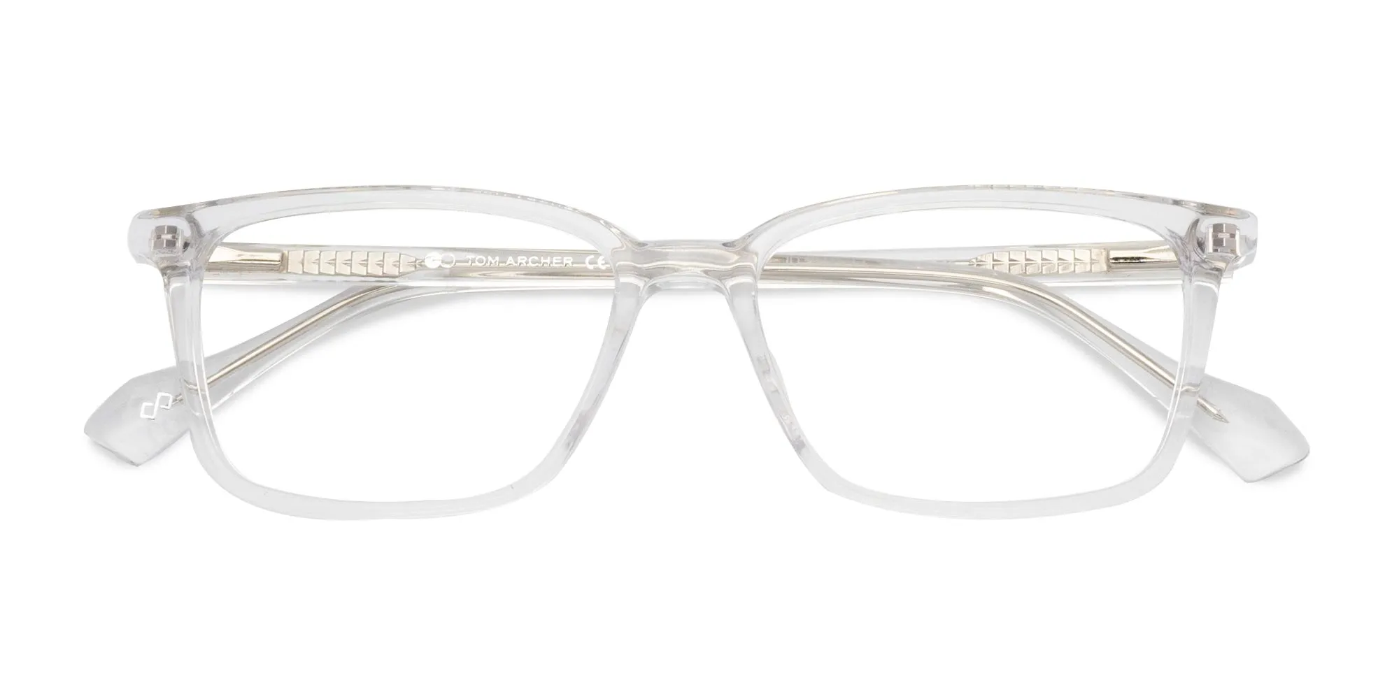 Transparent Spectacles Without Nose Pads-2