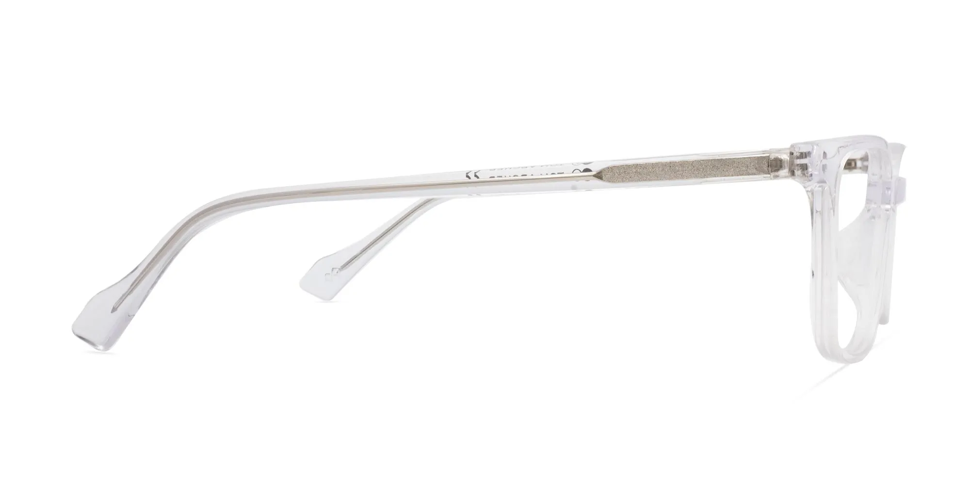 Transparent Spectacles Without Nose Pads-2