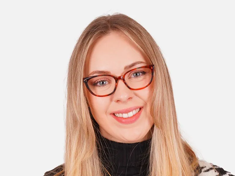 Cat Eye Tortoise Glasses-2