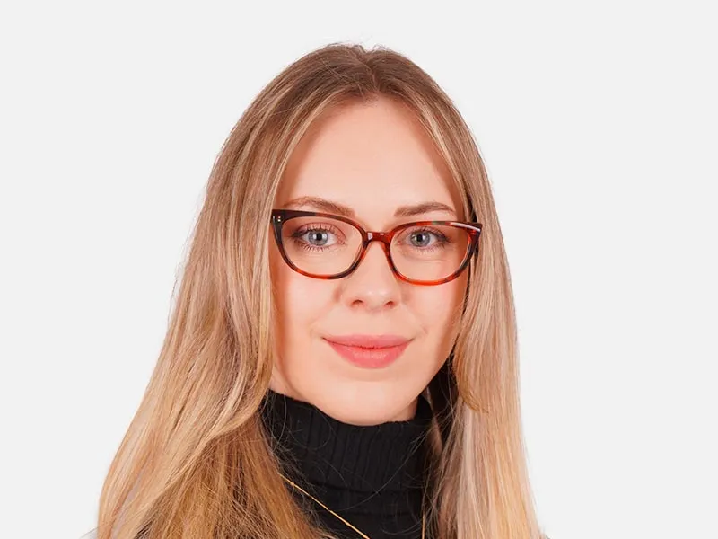 Cat Eye Tortoise Glasses-2