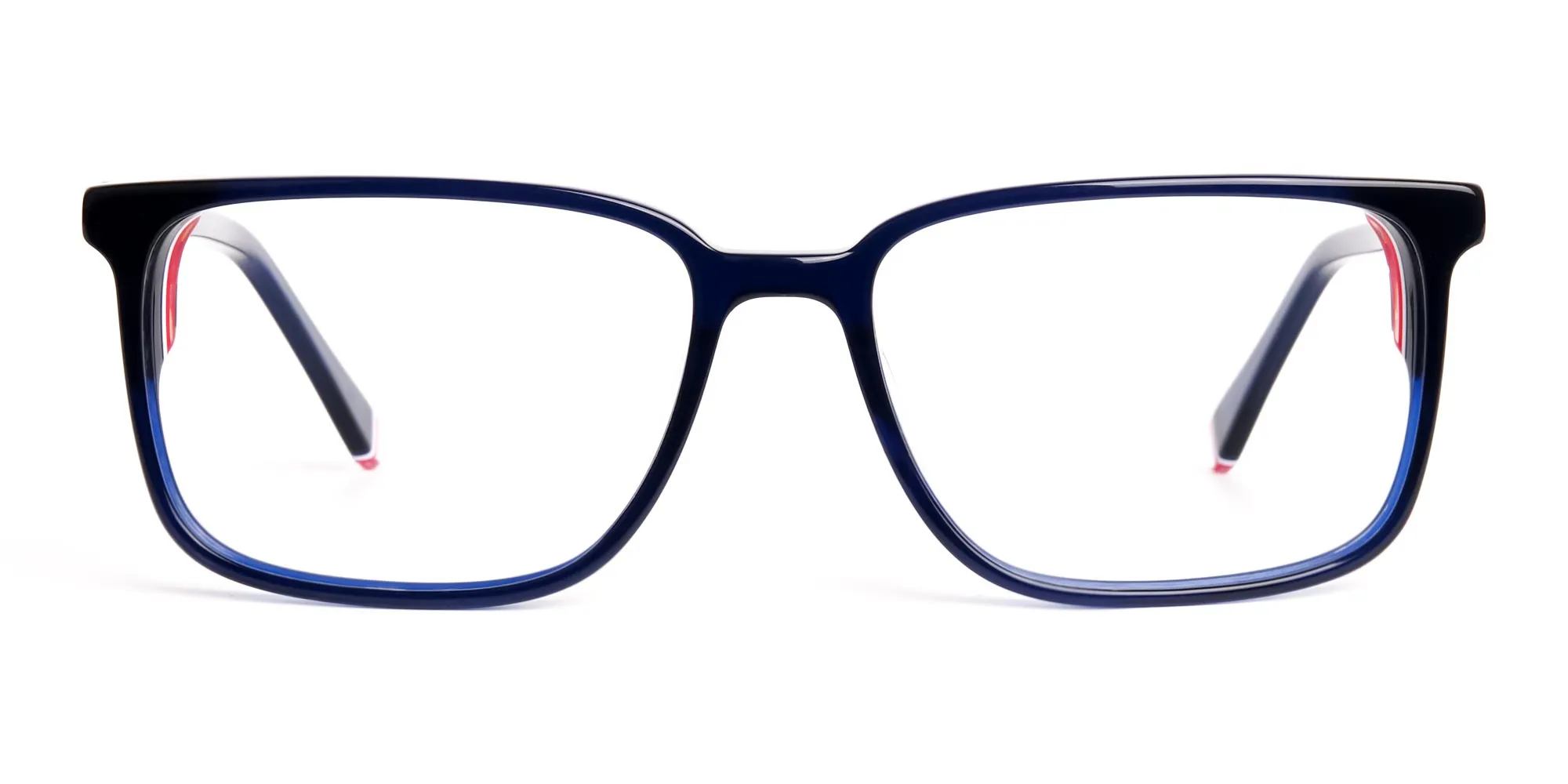 blue thick design rectangular glasses frames-1