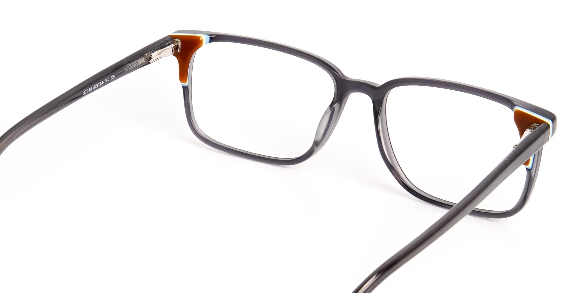 dark grey shiny rectangular glasses frames-5
