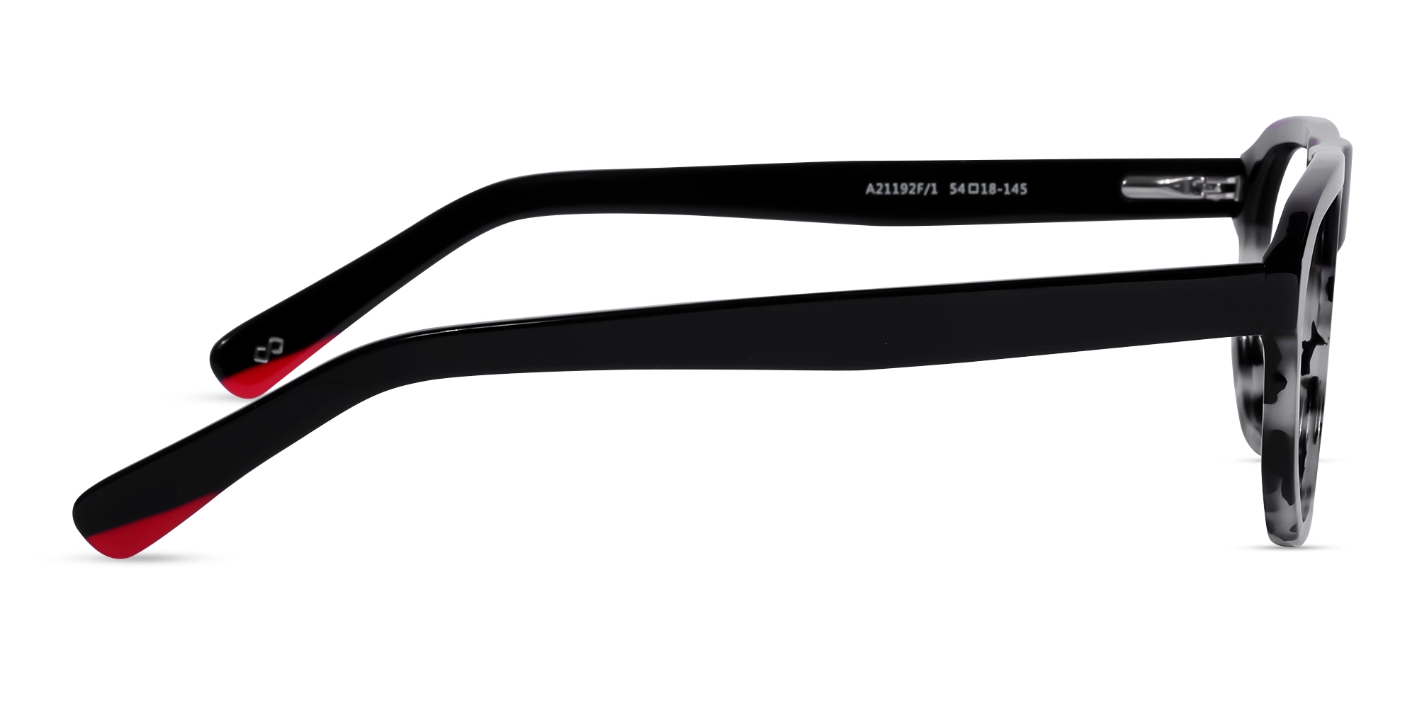 Black & Grey Tortoise Pilot Frame Glasses