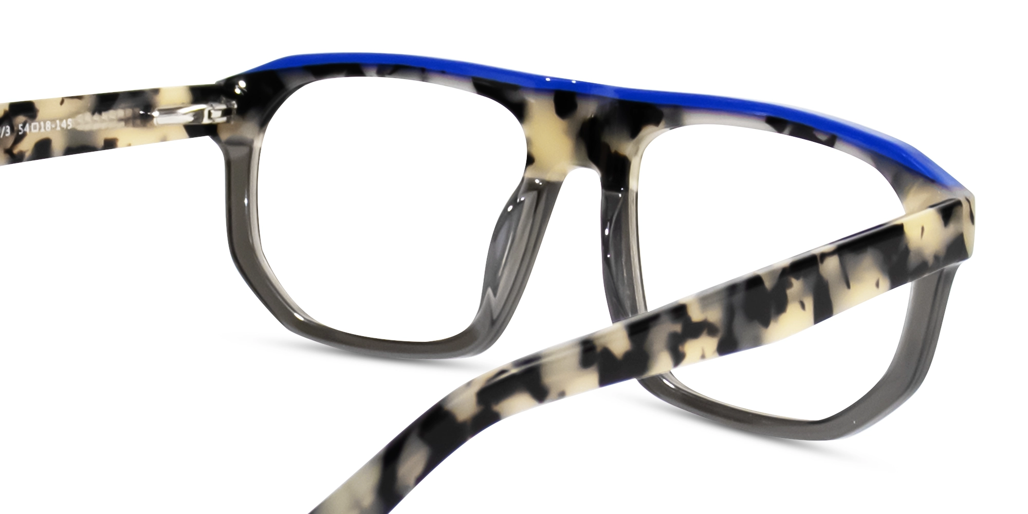 Crystal Charcoal Grey & Marzipan Tortoise glasses
