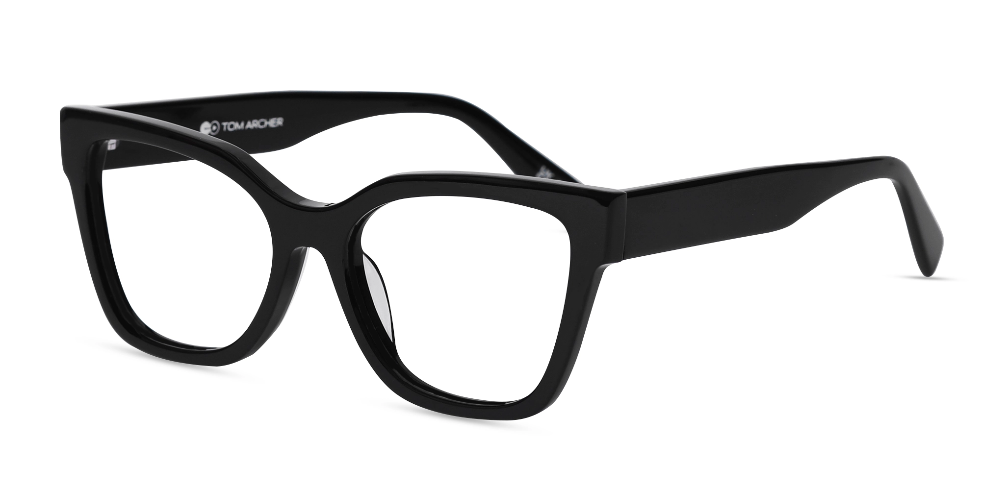 Black Square Full-Rim Glasses-3