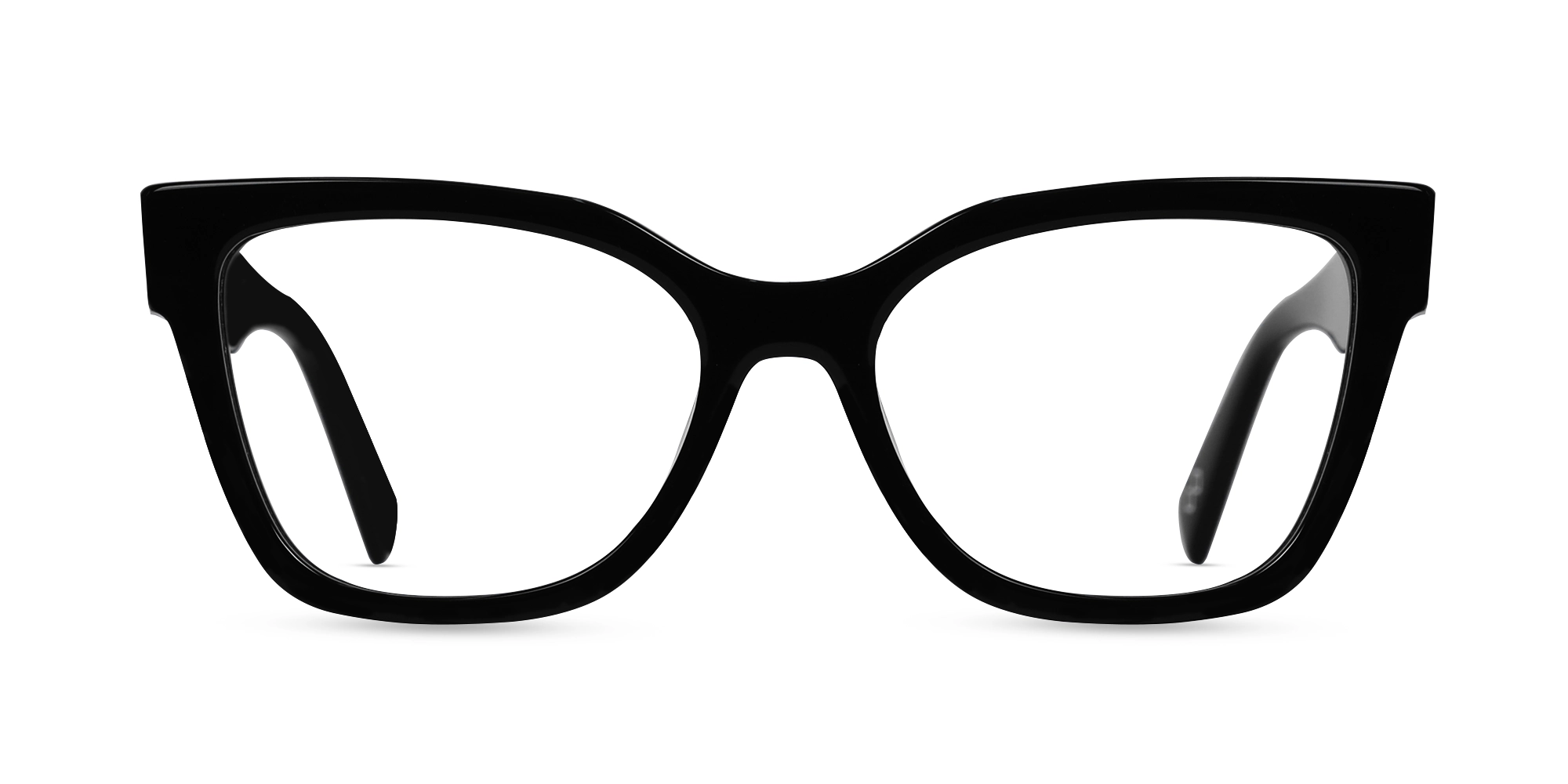 Black Square Full-Rim Glasses-1