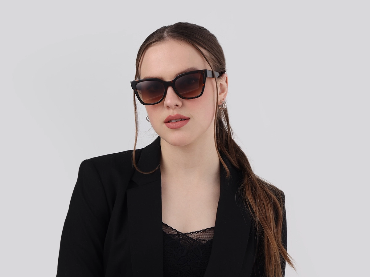 Honey Tortoise Square Sunglasses-51