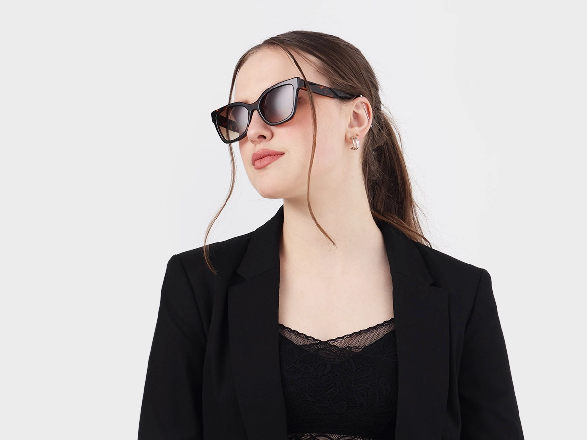 Honey Tortoise Square Sunglasses 53