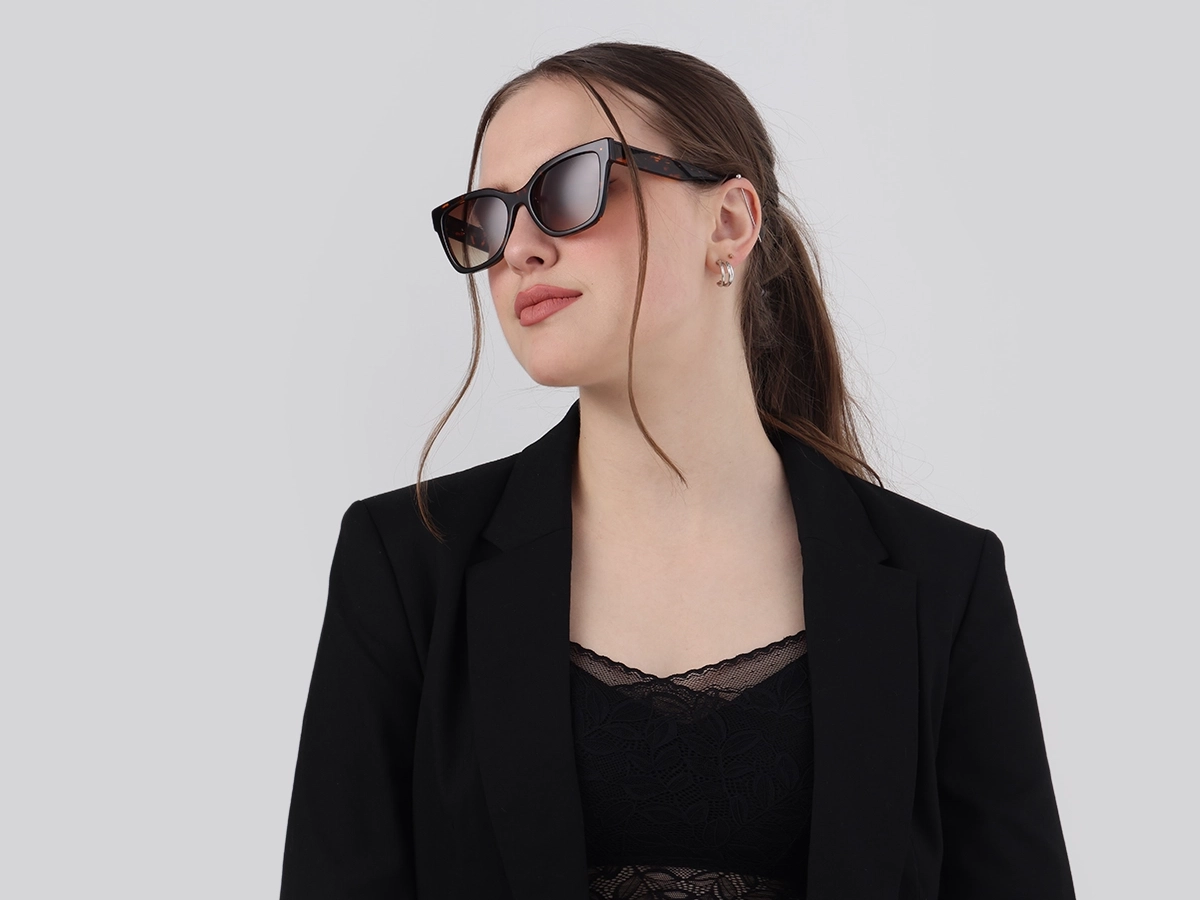 Honey Tortoise Square Sunglasses-53