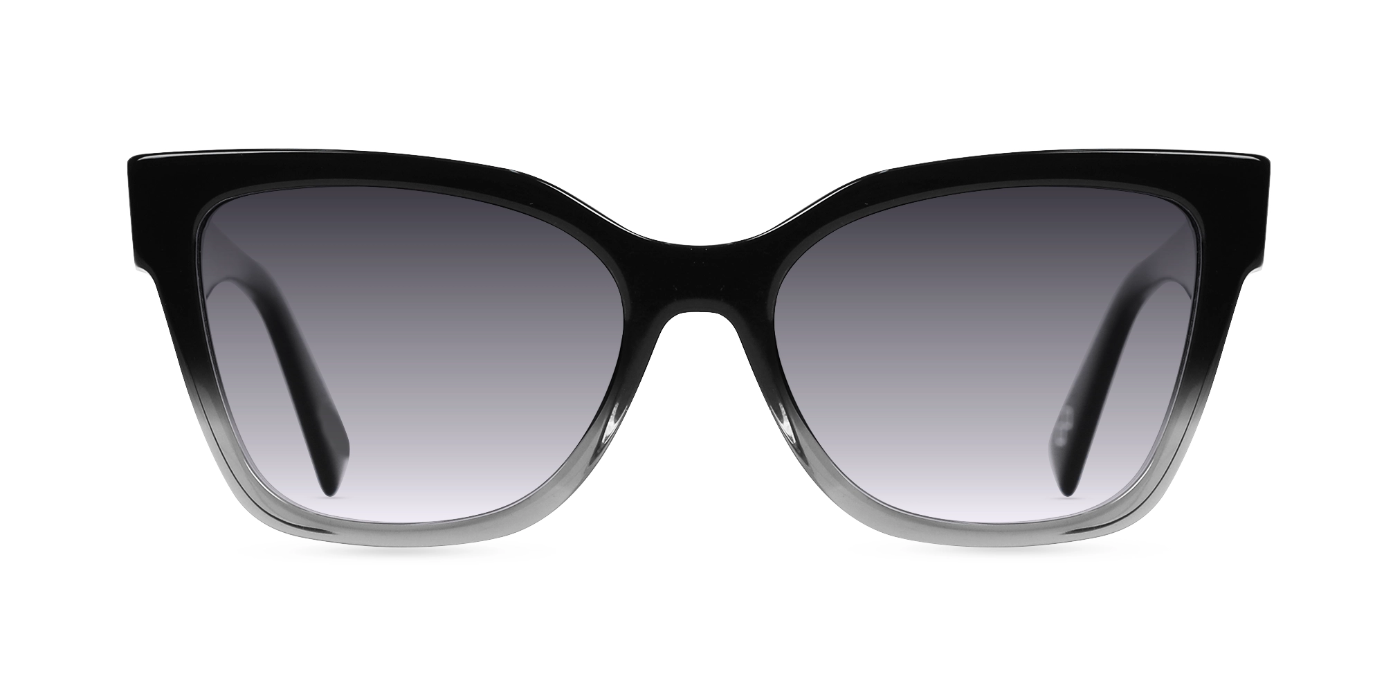 Black & Grey Ombre Acetate Sunglasses-1