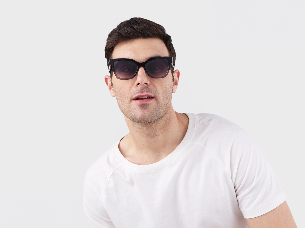 Black & Grey Ombre Acetate Sunglasses 41