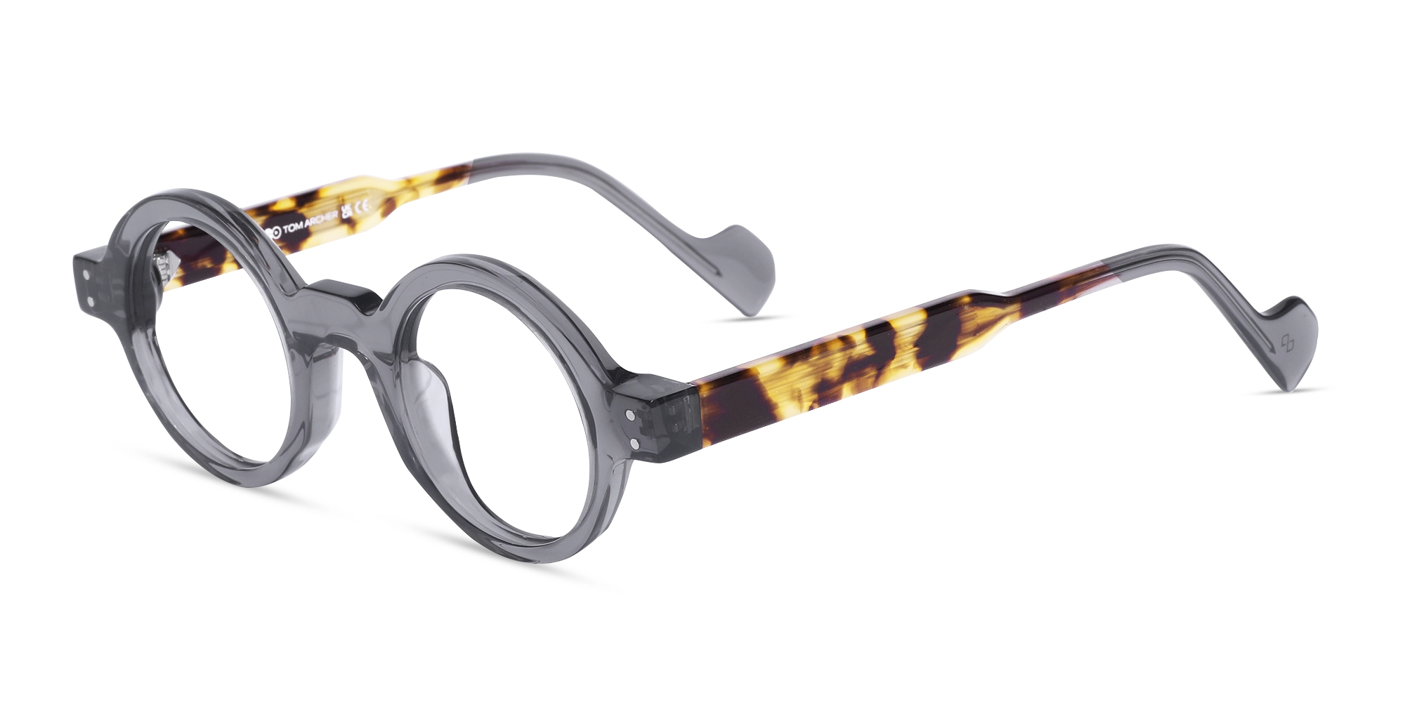 Crystal Smoke Grey Glasses-3 Crystal Smoke Grey Glasses-3