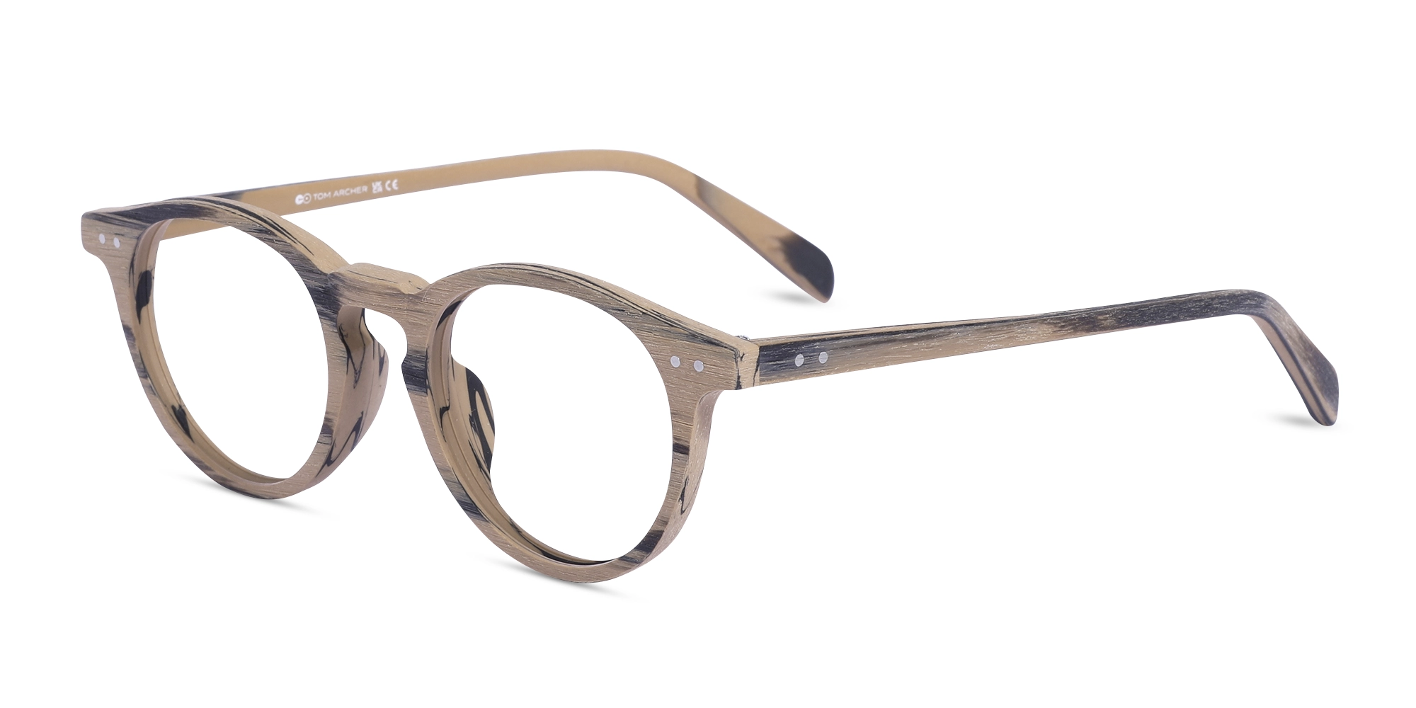 Wooden Oval Frame Glasses 3 Wooden Oval Frame Glasses 3