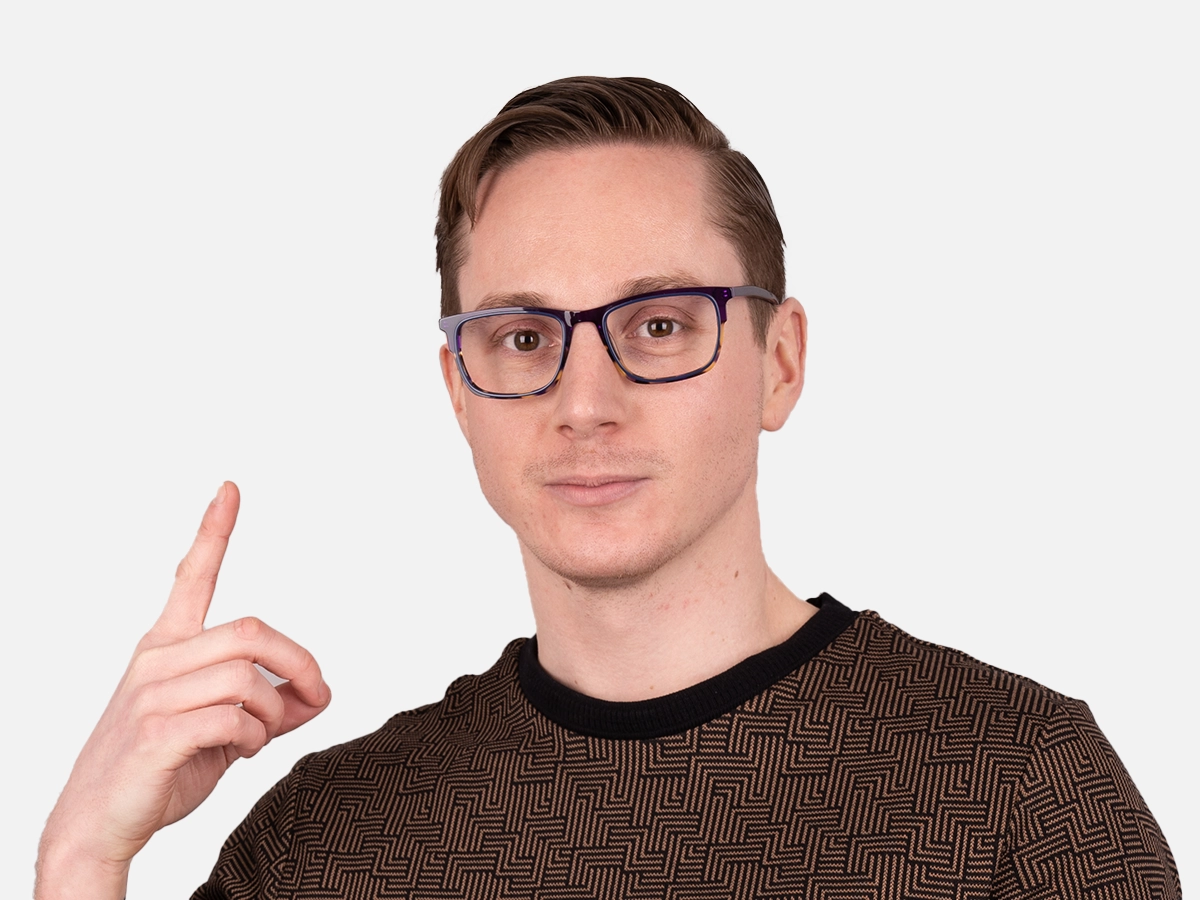 Purple Tortoise Shell Glasses-43