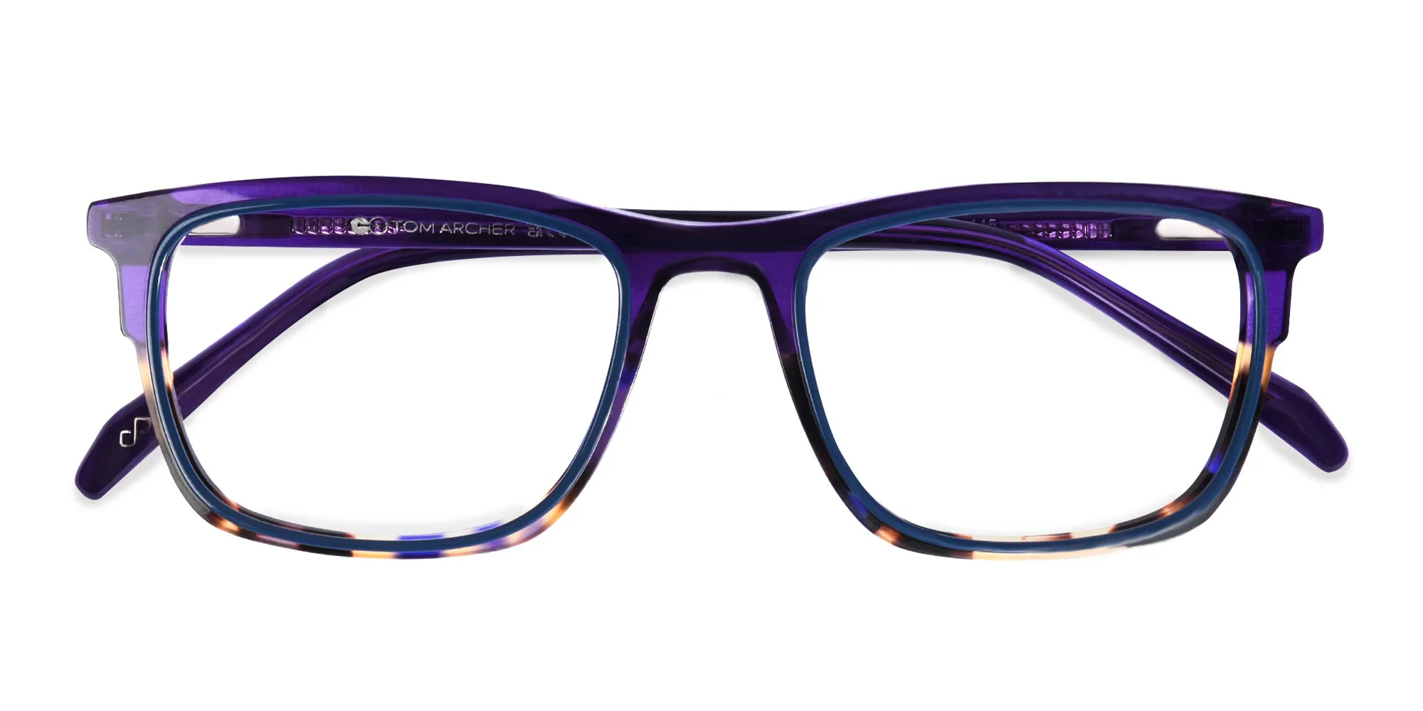 Purple Tortoise Shell Glasses-6