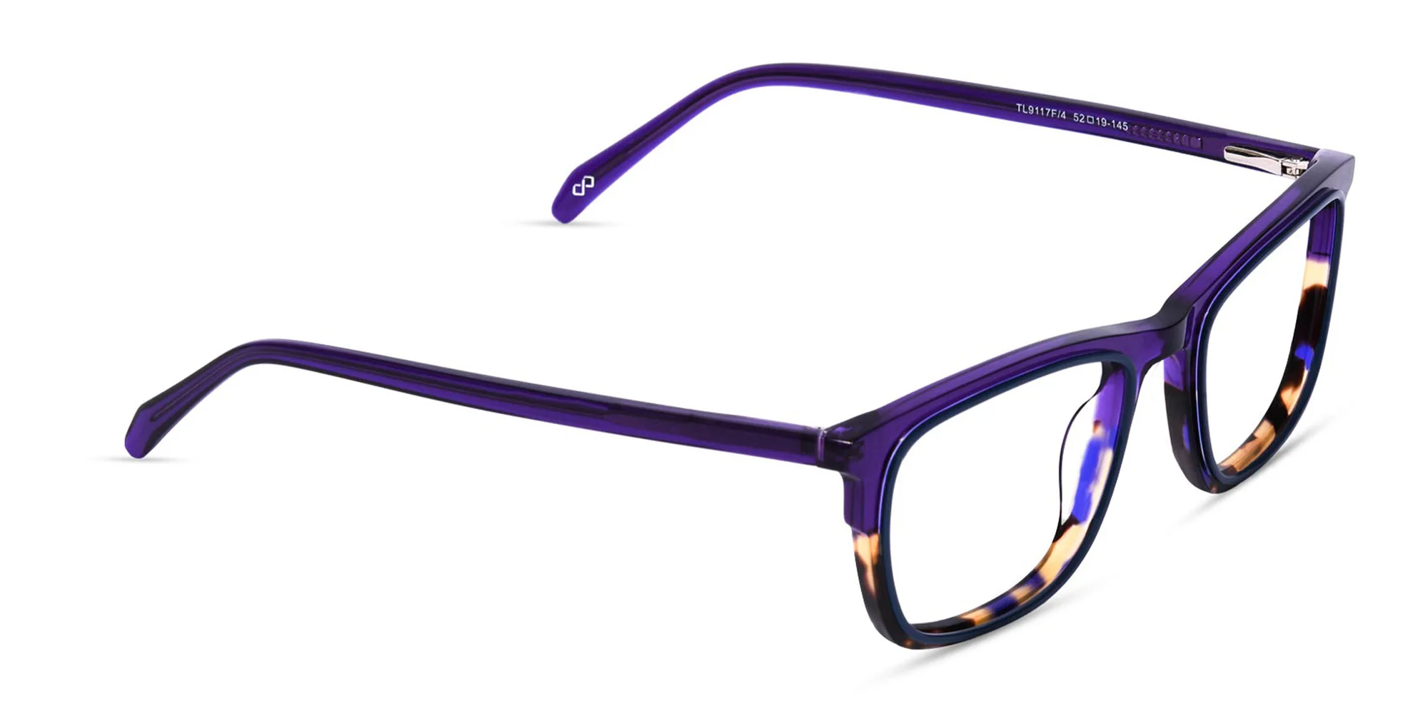 Purple Tortoise Shell Glasses-2