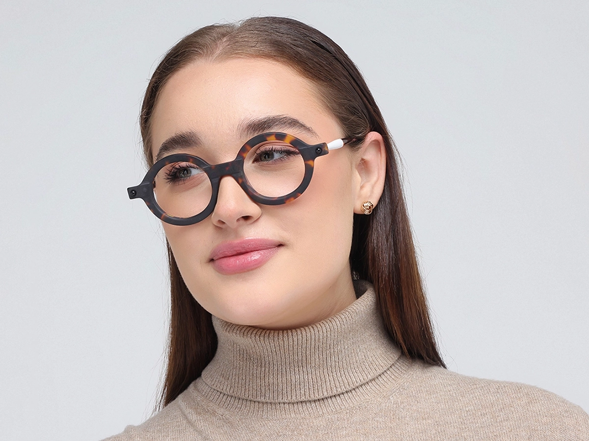 Dark Tortoise shell Glasses 52